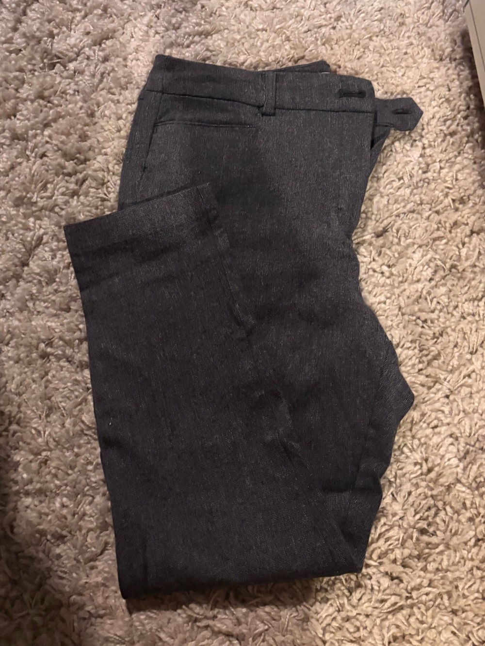 LOFT Sutton skinny Dark Gray Dress Pants